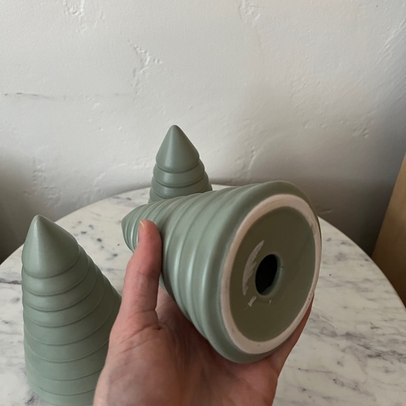 *Rare* Target BP Bullseye set 4 ceramic pale green Christmas tree set 2020 - Picture 4 of 5